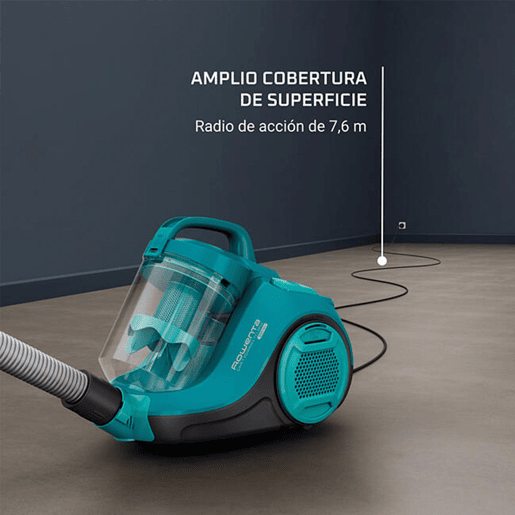 Aspirador Ciclónico Rowenta Cyclonic 1,2 L 77 dB Turquesa 750 W
