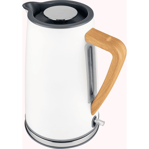 Botti Nelly Chaleira Eléctrica Ultra Quick, Jarro Elétrico, sem Fios, Design Moderno, 1,7 L, Cabo de Efeito Madeira, Desligamento Automático, 2150, Creme Botti Nelly Chaleira Eléctrica Ultra Quick, Jarro Elétrico, sem Fios, Design Moderno, 1,7 L, Cabo de Efeito Madeira, Desligamento Automático, 2150, Creme