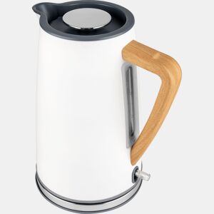 Botti Nelly Chaleira Eléctrica Ultra Quick, Jarro Elétrico, sem Fios, Design Moderno, 1,7 L, Cabo de Efeito Madeira, Desligamento Automático, 2150, Creme