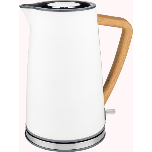 Botti Nelly Chaleira Eléctrica Ultra Quick, Jarro Elétrico, sem Fios, Design Moderno, 1,7 L, Cabo de Efeito Madeira, Desligamento Automático, 2150, Creme Botti Nelly Chaleira Eléctrica Ultra Quick, Jarro Elétrico, sem Fios, Design Moderno, 1,7 L, Cabo de Efeito Madeira, Desligamento Automático, 2150, Creme