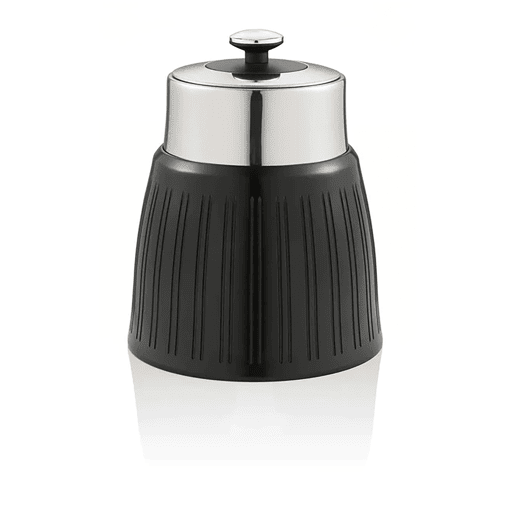 SWAN SWKA1024BN Retro Conjunto de 3 Boiões de Cozinha 1,2 L Herméticos para Especiarias, Chá, Café, Vintage, , Preto