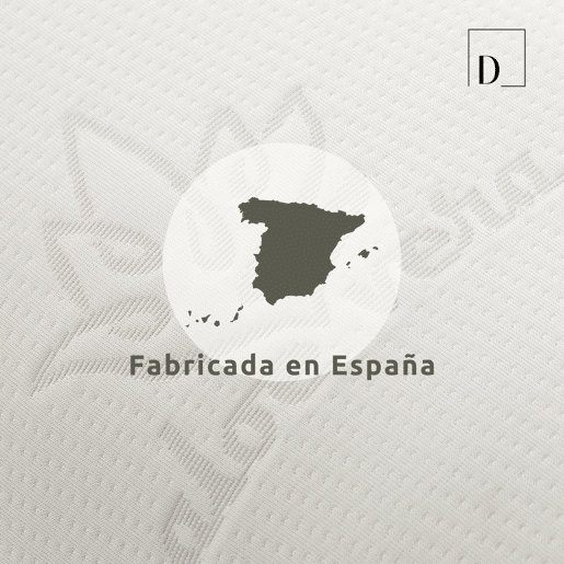 Travesseiro de espuma viscoelástica Flakes Capa de aloe vera 90 cm Donegal Collections