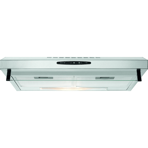 Bomann DU623.2I Exaustor 60cm, 3 Níveis de Potência, Recirculação de ar, Aço Inoxidável, 105, Prata