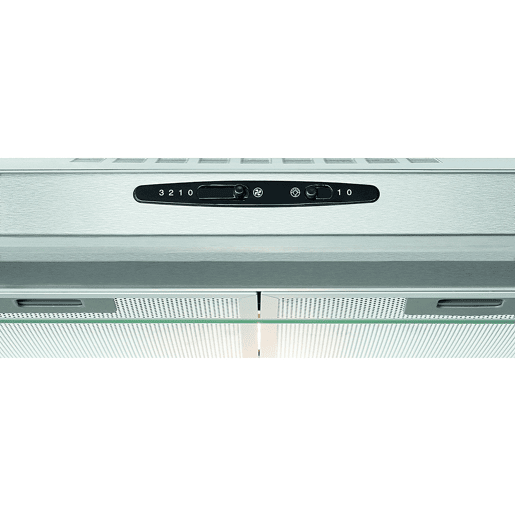 Bomann DU623.2I Exaustor 60cm, 3 Níveis de Potência, Recirculação de ar, Aço Inoxidável, 105, Prata