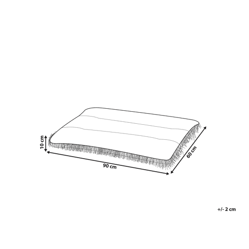 Cama para animais de estimação ERGANI Veludo Azul