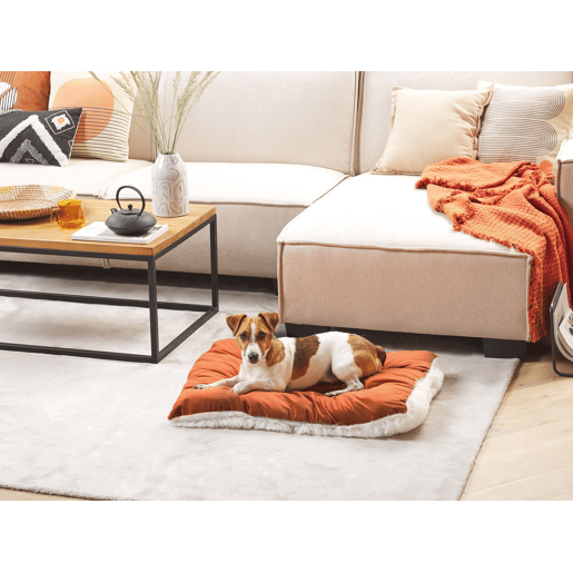 Cama para animais de estimação ERGANI Veludo Laranja