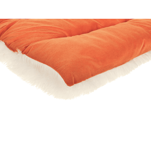 Cama para animais de estimação ERGANI Veludo Laranja