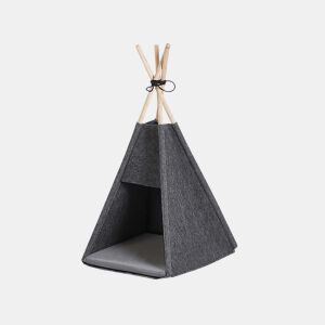 Cama para animais de estimação ULUBEY Feltro Cinzento escuro