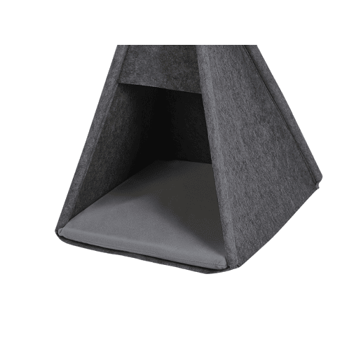 Cama para animais de estimação ULUBEY Feltro Cinzento escuro