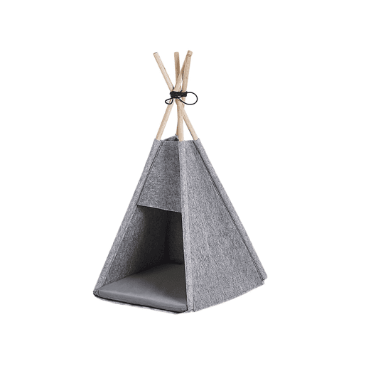 Cama para animais de estimação ULUBEY Feltro Cinzento claro