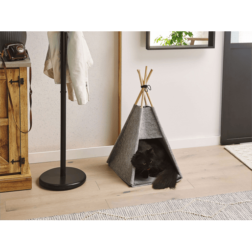 Cama para animais de estimação ULUBEY Feltro Cinzento claro