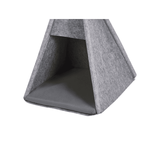 Cama para animais de estimação ULUBEY Feltro Cinzento claro