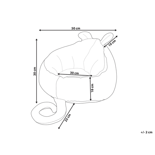 Cama para animais de estimação HASSA Veludo Laranja