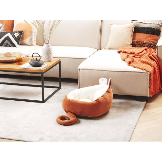 Cama para animais de estimação HASSA Veludo Laranja