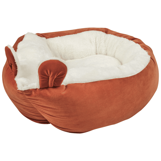 Cama para animais de estimação HASSA Veludo Laranja
