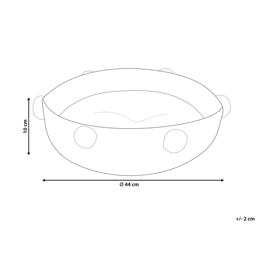 Cama para animais de estimação ORTACA Algodão Creme claro