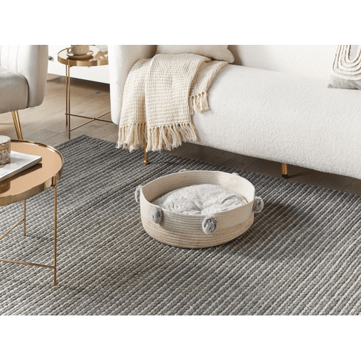 Cama para animais de estimação ORTACA Algodão Creme claro