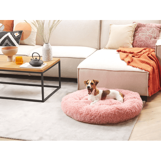Cama para animais de estimação KULU Imitação de pele Rosa