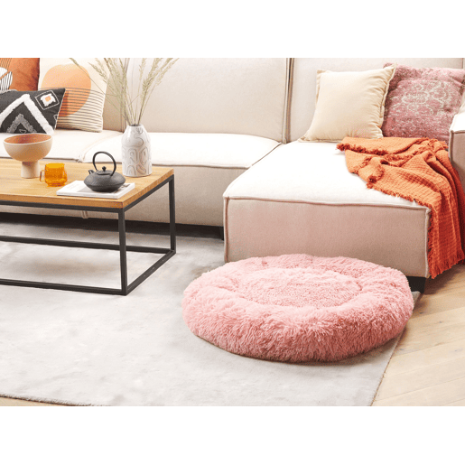 Cama para animais de estimação KULU Imitação de pele Rosa