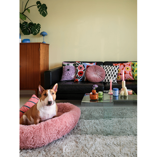 Cama para animais de estimação KULU Imitação de pele Rosa