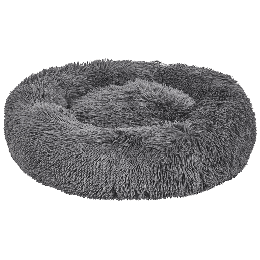 Cama para animais de estimação KULU Imitação de pele Cinzento escuro
