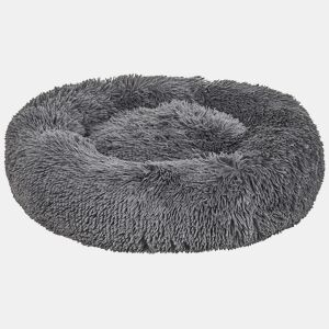 Cama para animais de estimação KULU Imitação de pele Cinzento escuro