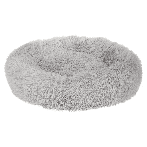 Cama para animais de estimação KULU Imitação de pele Cinzento claro