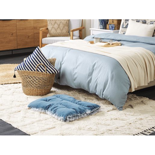 Cama para animais de estimação ERGANI Veludo Azul