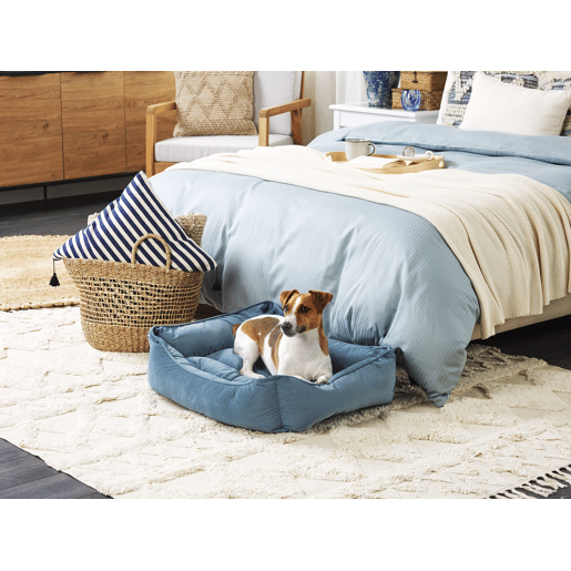 Cama para animais de estimação IZMIR Veludo Azul