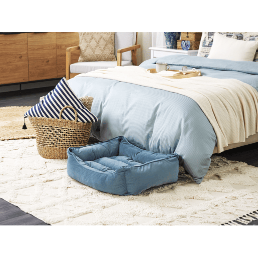 Cama para animais de estimação IZMIR Veludo Azul