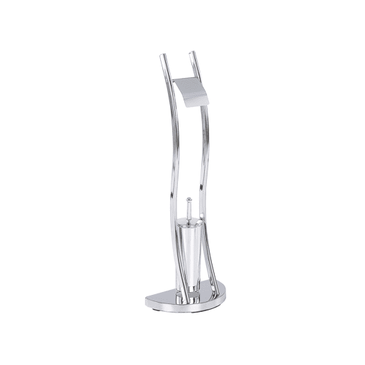 Suporte de papel higénico e escova SOACHA Metal Prateado