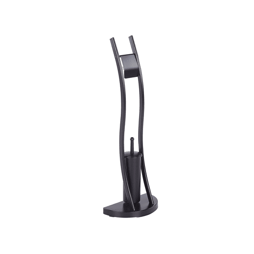 Suporte de papel higénico e escova SOACHA Metal Preto