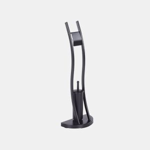 Suporte de papel higénico e escova SOACHA Metal Preto
