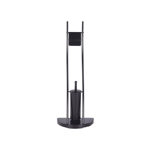 Suporte de papel higénico e escova SOACHA Metal Preto