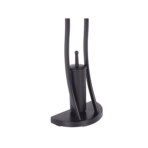 Suporte de papel higénico e escova SOACHA Metal Preto