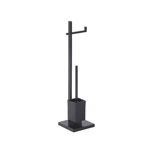 Suporte de papel higénico e escova ULAPES Metal Preto