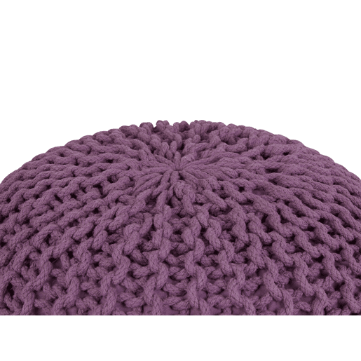 Pufe CONRAD Algodão Roxo 50 cm 50 cm 35 cm
