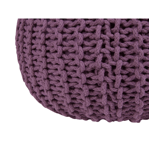 Pufe CONRAD Algodão Roxo 50 cm 50 cm 35 cm