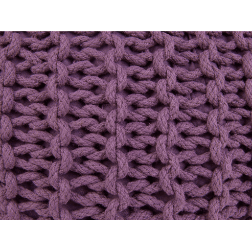 Pufe CONRAD Algodão Roxo 50 cm 50 cm 35 cm