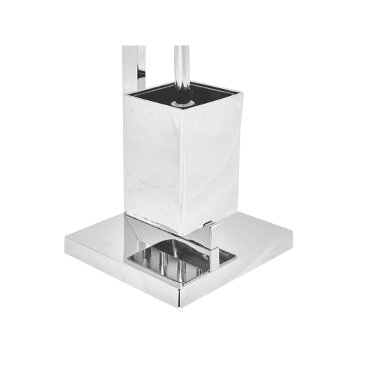 Suporte de papel higénico e escova ULAPES Metal Prateado
