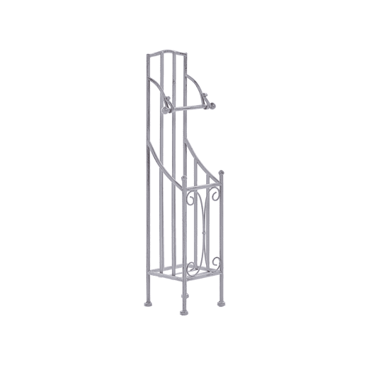 Porta-rolos para papel higiénico BRISA Metal Cinzento