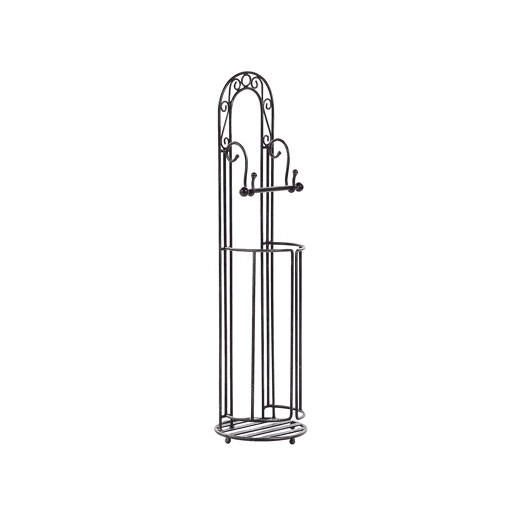 Porta-rolos para papel higiénico TEMUCO Metal Preto