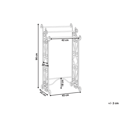 Suporte para toalha CHILLAN Metal Branco