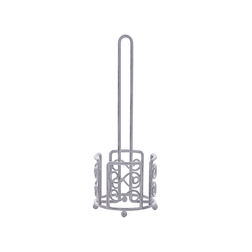 Porta-rolos para papel higiénico MANDI Metal Cinzento