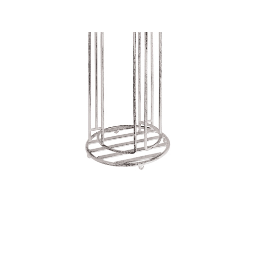 Suporte de papel higénico e escova TEMUCO Metal Branco