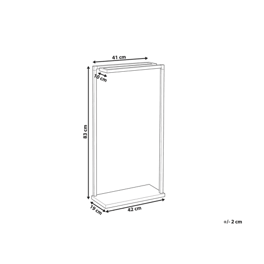 Suporte para toalha GARCITAS Metal Prateado