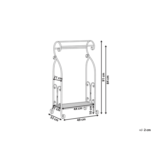 Suporte para toalha LINARES Metal Branco