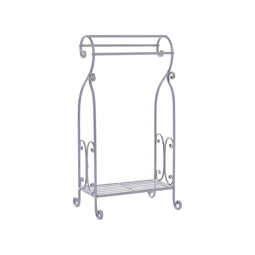 Suporte para toalha LINARES Metal Cinzento