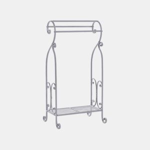 Suporte para toalha LINARES Metal Cinzento