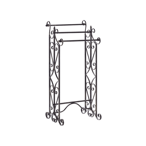 Suporte para toalha CHILLAN Metal Preto Suporte para toalha CHILLAN Metal Preto